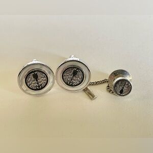 Vintage Cufflinks and Tie Clip